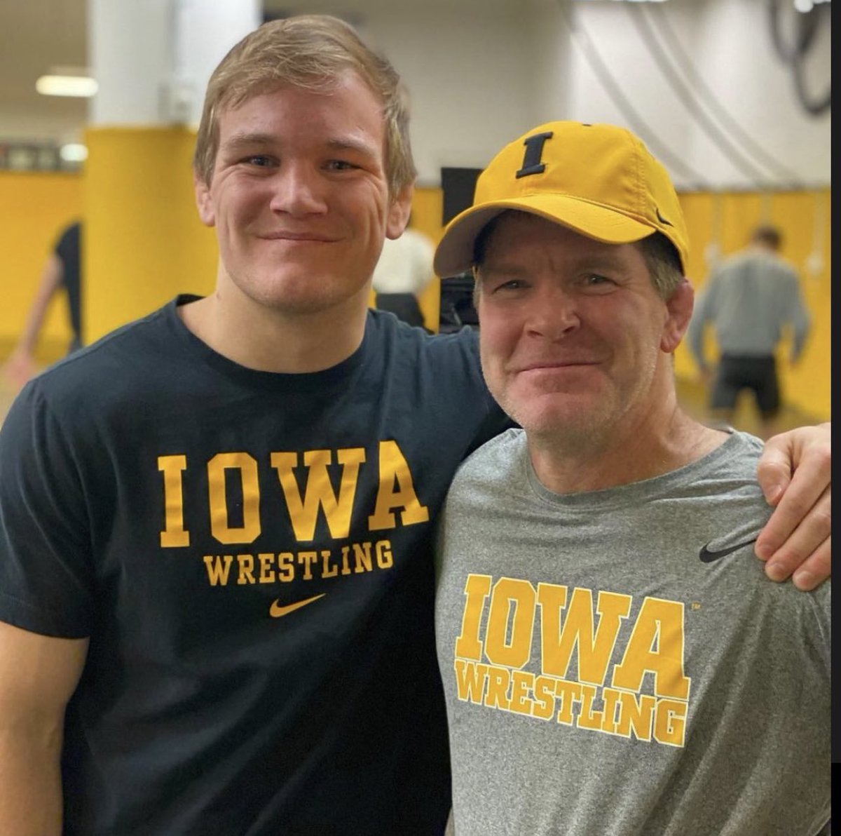 Happy Father’s Day to all our wrestling dads! #Hawkeyes