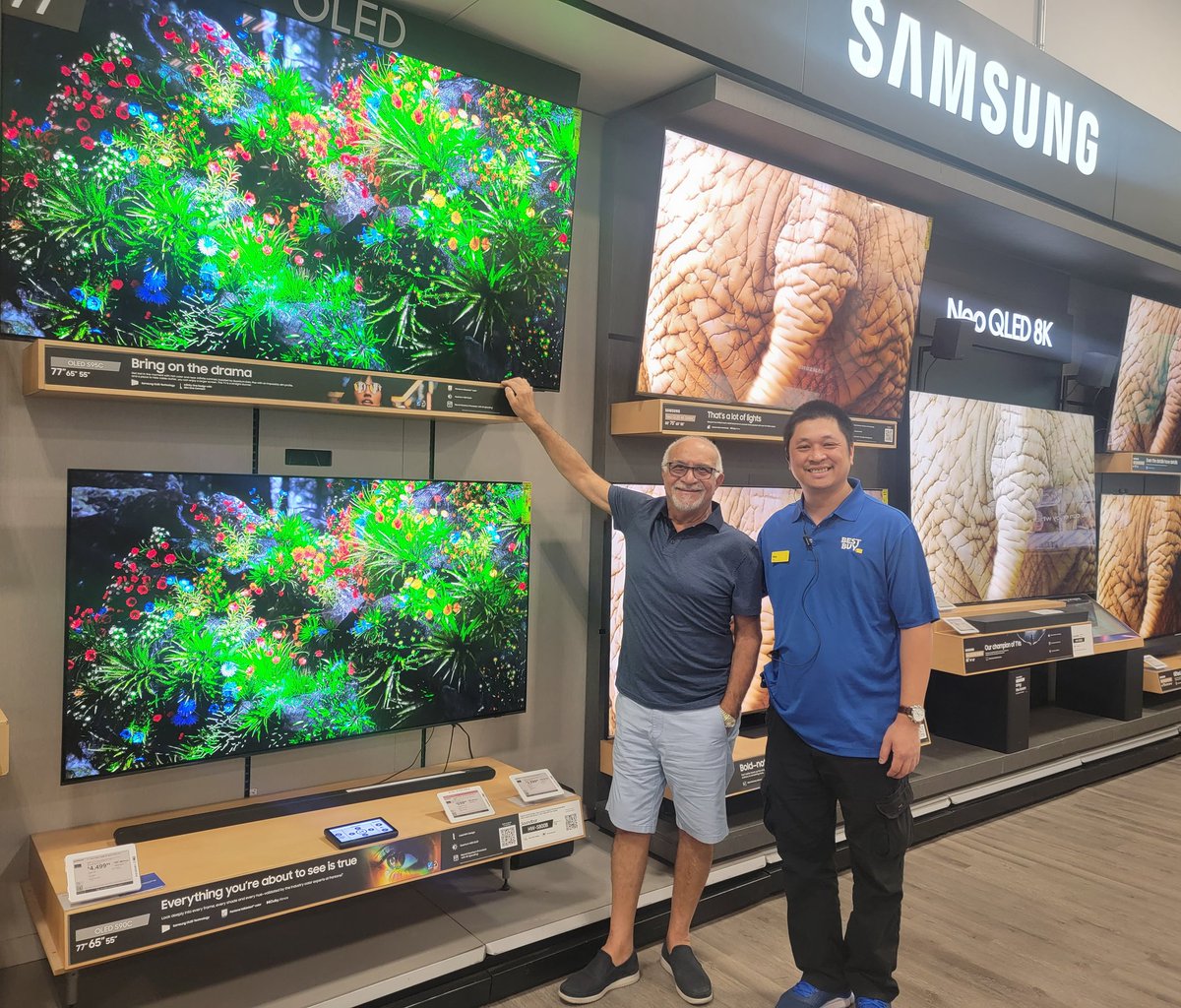 Daddy's getting a new TV today! Happy Father's Day, Darling!
(Highly recommend Hiep at <a href="/BestBuy/">Best Buy</a> Santa Clara)