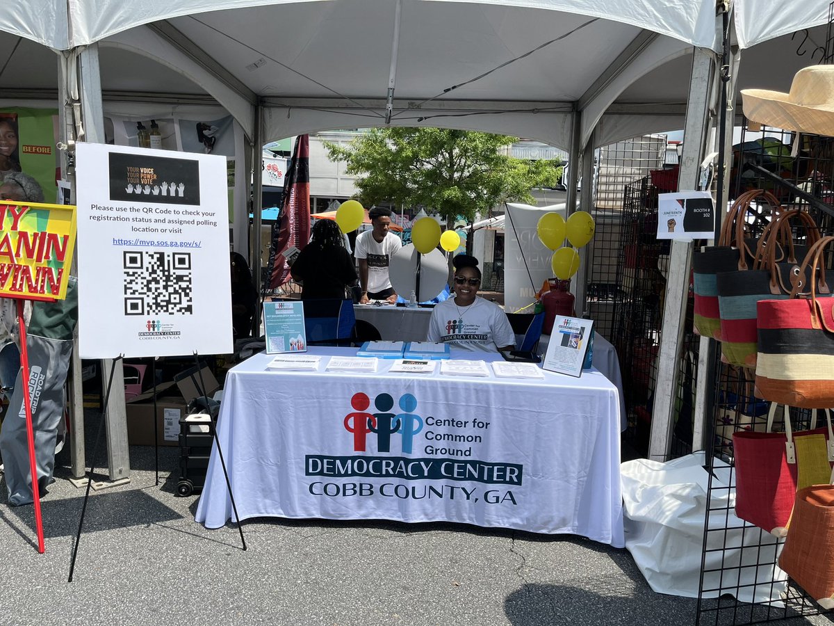 Thank you #cobbcounty for hosting the #Juneteenth2023 festival. We showed up and showed out for our community!