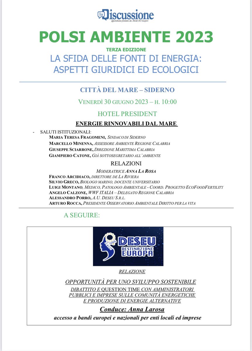 MarvasiT's tweet image. Michè, @mikelelzz, ma ci vieni a #Polsi a parlare d’ambiente?
Così finalmente ci conosciamo…
#Locride #CittàDelMare #PolsiAmbiente2023