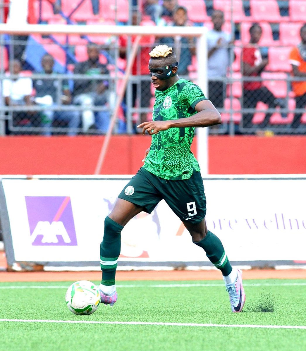 victorosimhen9's tweet photo. Hard Fought Win,Afcon Ticket Sealed!GOD Is The Greatest🙏🏽🦅🇳🇬⚽️⚽️ https://t.co/iWIBFGRBEH