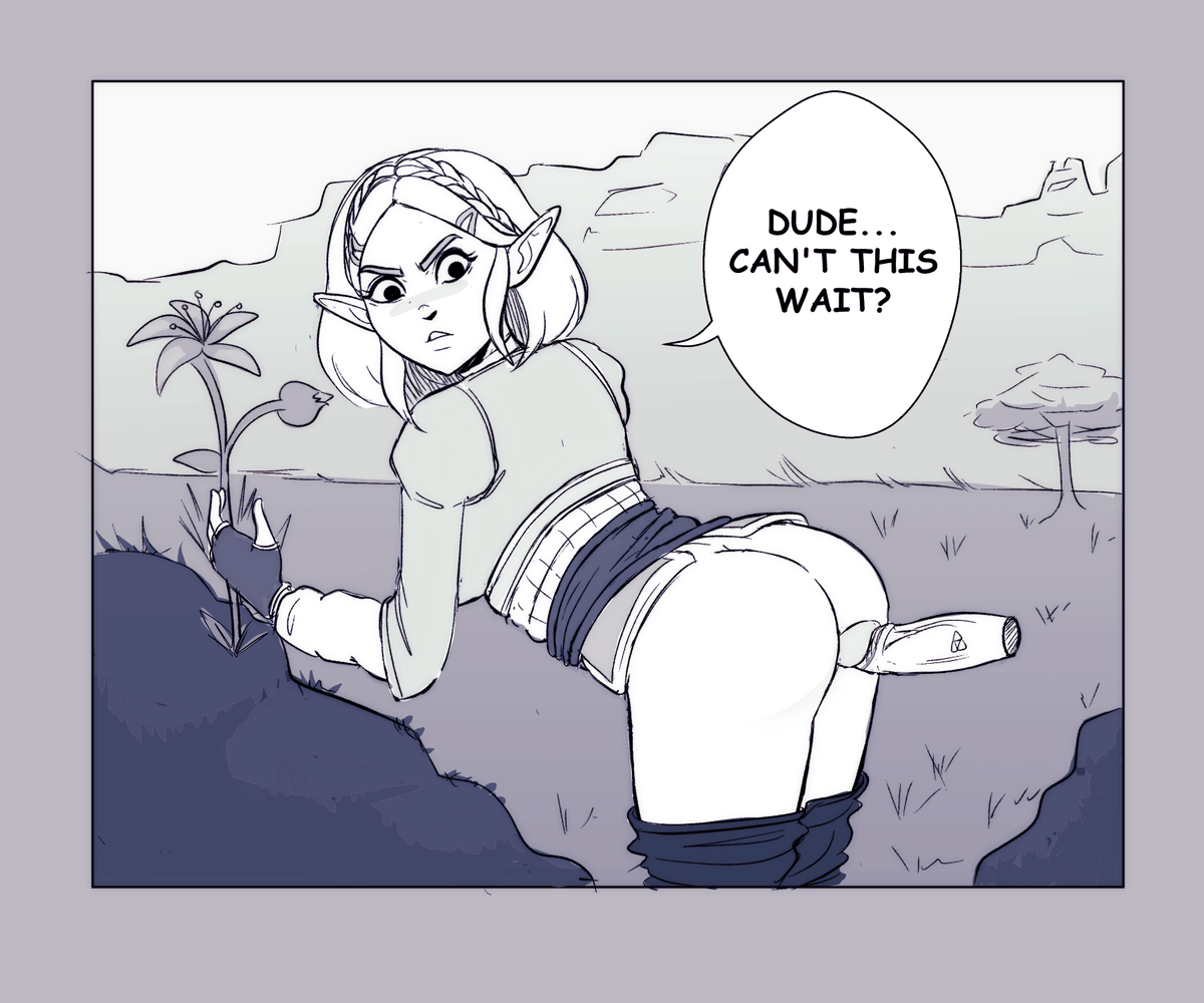 TheZArchives's tweet photo. Link is not a patient fella 🏃

#ZeldaTearsOfKingdom #nsfwzelda #nsfwfanart #nsfwart https://t.co/AQzI1nXMHQ