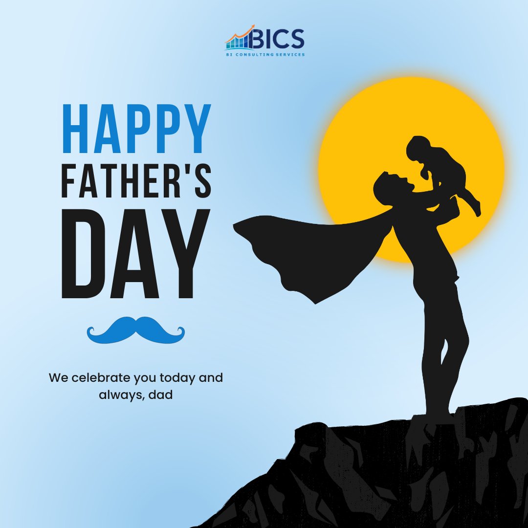 Wishing a wonderful day to all our business associates. Happy Father’s Day!  ow.ly/CrBK50ORkiU  #data #bigdata #microsoft #dashboard #powerapp #reporting #analytics #learning #aws #azure #nft #research #father #picoftheday #fatherday #daddy #love