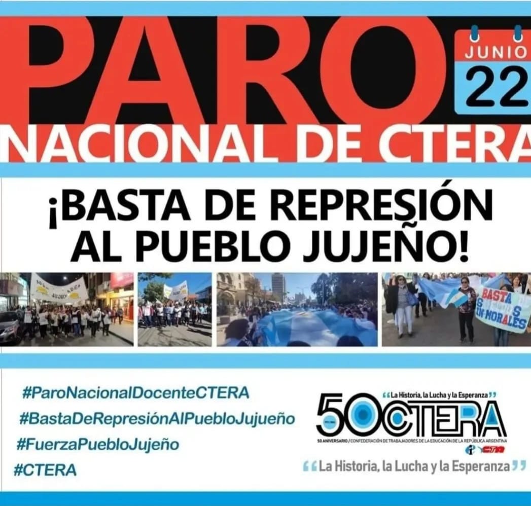 #Purmamarca , las cosas que se están viviendo en #Jujuy nos remiten a los tiempos más oscuros de nuestra historia. 

La represión empezó a las 6 de la mañana y no cesa, se llevan detenidos aún con nuestra presencia y resistencia. 

#PueblosOriginarios #DocentesEnLucha