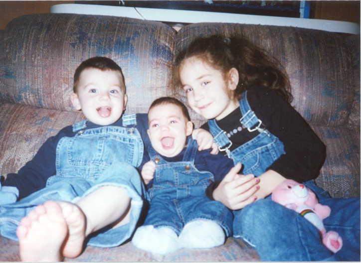 My babies in 2000.
