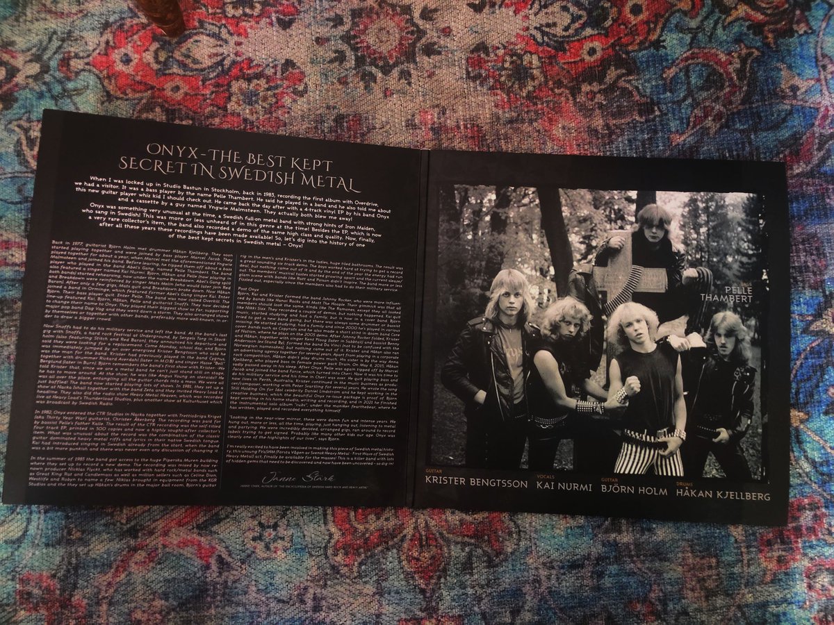 onyxswe's tweet photo. #nwoshm #metal #sonicagerecords #cultmetalclassics #stockholm #newmusicalert
Earlier this year Cult Metal Classics (Sonic Age Records) released Onyx on vinyl. We think they made an awesome job!
https://t.co/bckzZ93jO3 https://t.co/aoxkatI3Za