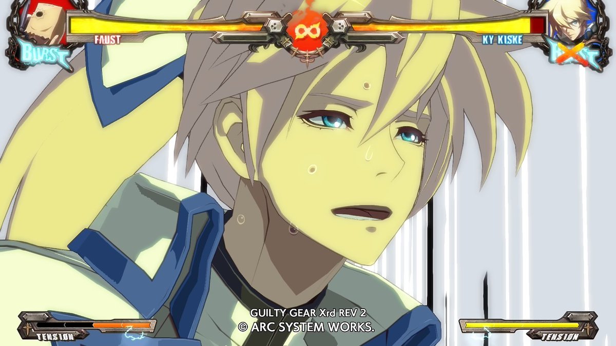 BORDEROFCIRCLE's tweet photo. / i haven't touched strive in like a month, just been playing xrd man i really really love that game https://t.co/tgwSf7A622