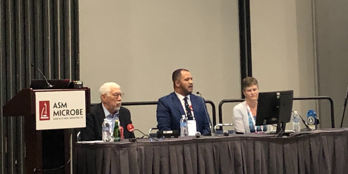 What is ASM doing to advance #IDEAA? We're at the #ASMicrobe IDEAA Town Hall to hear panelists Joel Oppenheim, Dioscaris Garcia & Amy Reese discuss cultural inclusivity in the microbial sciences, including solutions, ways to grow & where we go from here.