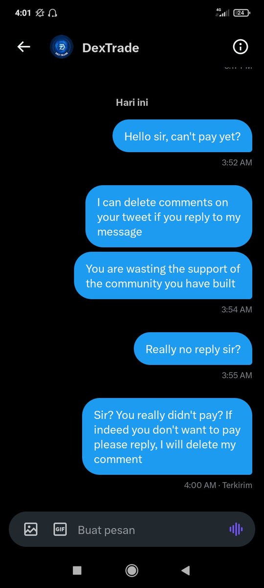 Be careful with him, because it's been 5 days since I won GA on his account but he hasn't paid or replied so far, I've been waiting, if you guys join his GA, don't expect more for him to pay the prizes ,🙏 @Dextrade0
#Crypto #Influencers #Giveaway
x.com/azerboii/statu…