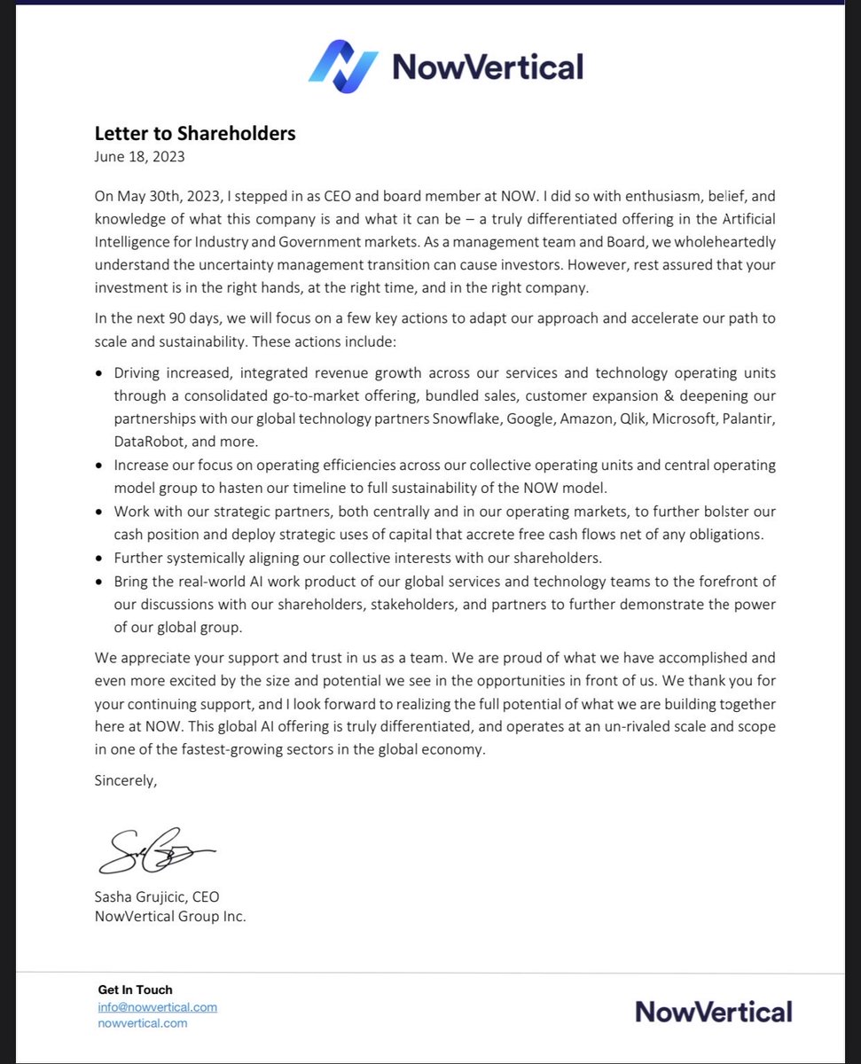 $NOW $NOW.V Driving increased, integrated revenue growth across our services and technology operating units through a consolidated go-to-market offering, bundled sales, customer expansion & deepening our partnerships with our global technology partners @SnowflakeDB , @Google ,…