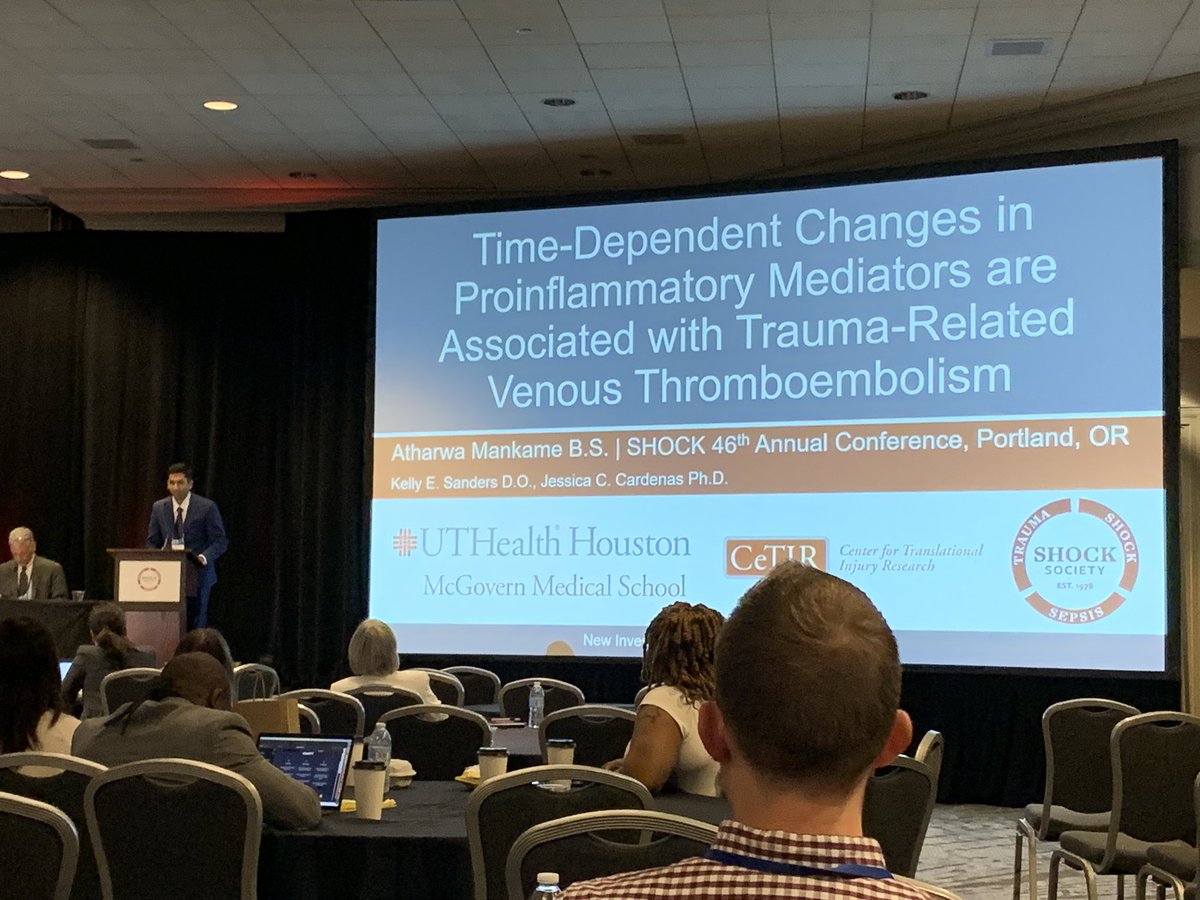 Ellie Rahbar (@theerlab) on Twitter photo Great talk by Atharwa <a href="/ShockSociety/">The Shock Society</a>! Congrats to the Cardenas lab and CeTIR <a href="/UTHealthSurg/">UTHealth Surgery</a>. #vte #trauma Great talk by Atharwa <a href="/ShockSociety/">The Shock Society</a>! Congrats to the Cardenas lab and CeTIR <a href="/UTHealthSurg/">UTHealth Surgery</a>. #vte #trauma