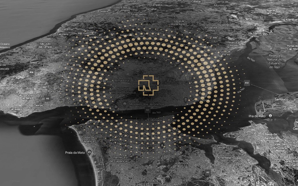 rammsteinpt's tweet photo. No próximo dia 26 de junho, o concerto dos @RSprachrohr no Estádio da Luz propagará cerca de 100dB até um raio aproximado de 15km. Queixas de residentes serão expectáveis, à semelhança do ocorrido em outras cidades europeias. #Rammstein https://t.co/7fvbr17XuZ
