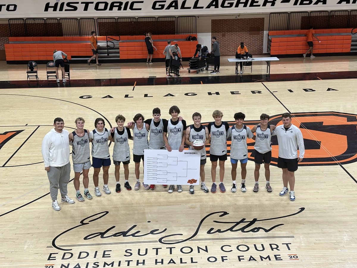 RT @Runnin_Lions: Oklahoma State Division 1 Team Camp Champs on Eddie Sutton Court! Thank you @OSUMBB https://t.co/BDyk5zSDkY