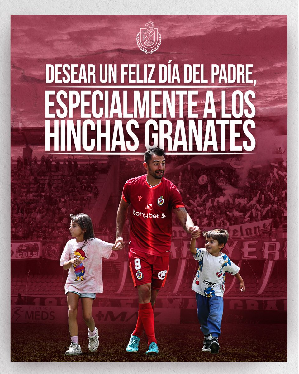 𝑭𝑬𝑳𝑰𝒁 𝑫Í𝑨 𝑷𝑨𝑷Á-𝒀𝑬𝑹𝑶𝑺🏰

El día de hoy dimos un paso importante en la lucha por el Ascenso y en un día especial 🥹

Queremos enviar un saludo a todos los padres granates p̶u̶n̶t̶e̶r̶o̶s̶, quienes sin duda festejaron en el día de hoy 😮‍💨

#MásGranateQueNunca🇱🇻