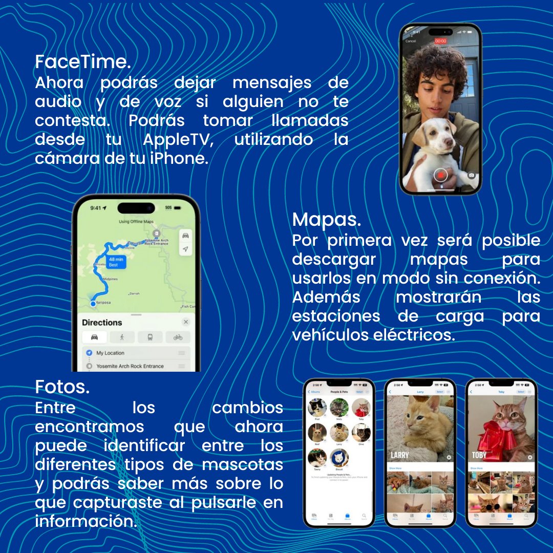 ServiceProMX's tweet photo. ¡Descubre lo mejor de iOS 17! 💥 Rendimiento mejorado, privacidad reforzada y más. ¡No te lo pierdas! #iOS17 #NovedadesiOS #AppleUpdate https://t.co/D4EAjnJHV7