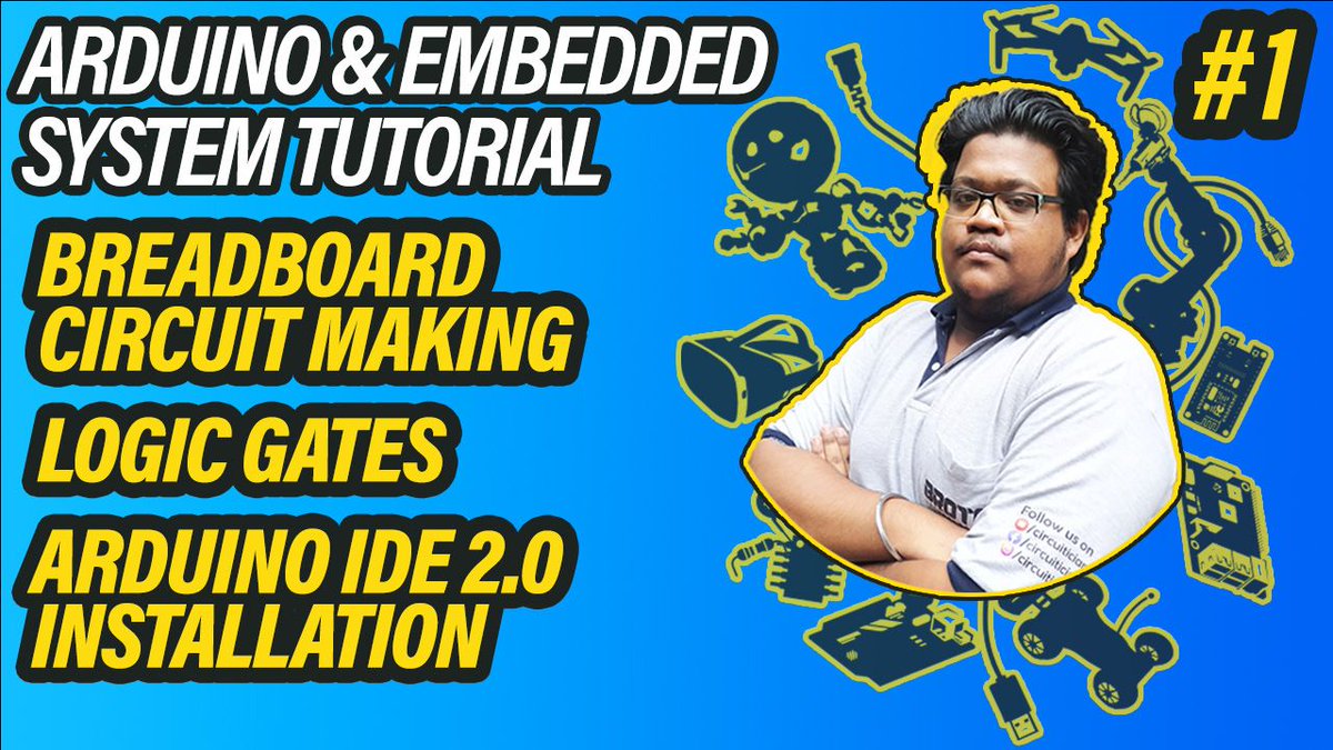 circuiTician's tweet image. #Arduino Beginners #tutorial series
youtu.be/maRZkZeO2GI
#arduinotutorial #embeddedsystem #electronics
