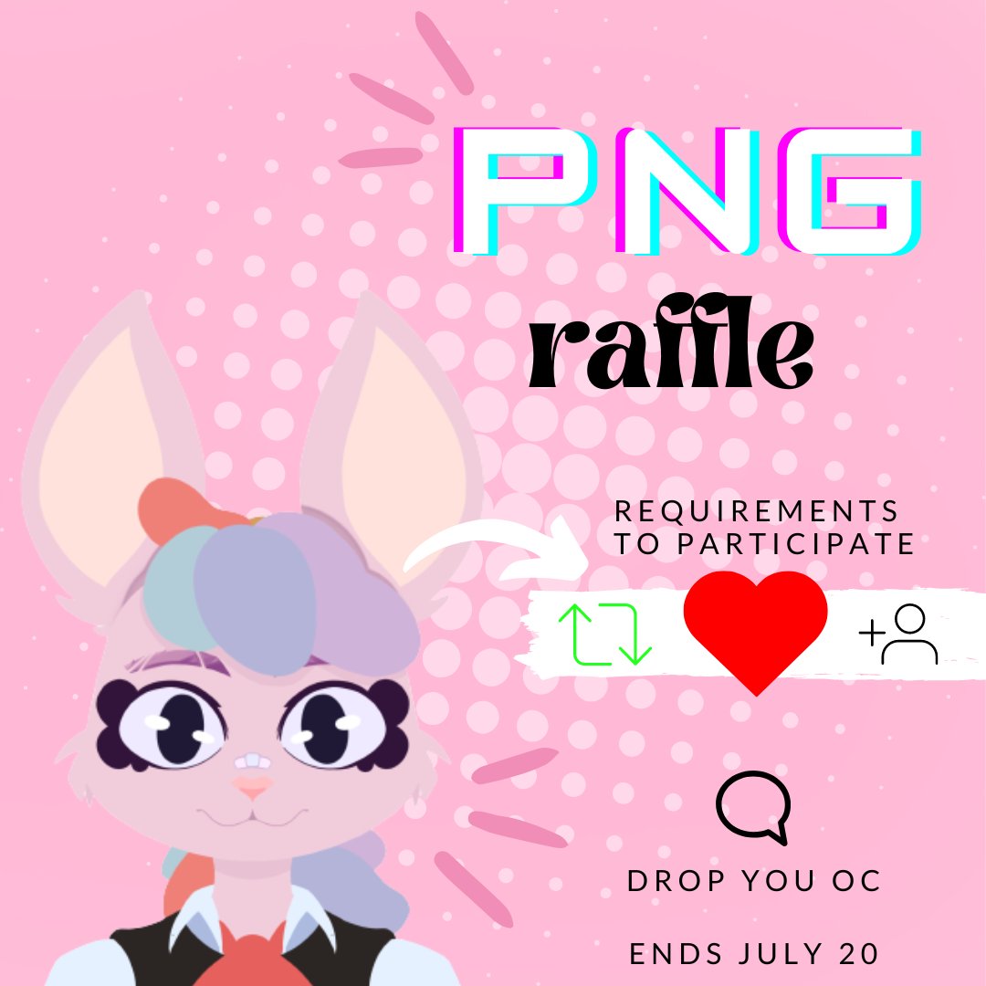 PNG tuber raffles 
Drop your OC 
the winner will have 6 expressions with the mouth animation
❤️ Good luck UwU ❤️
#Vtubers #furrycommunity #Vtuber