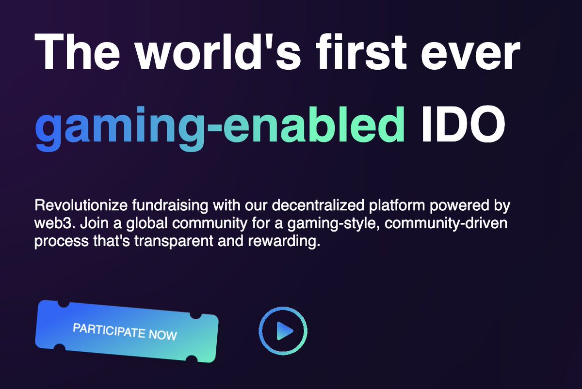 yearn_together's tweet photo. The Worlds First Ever Gaming Enabled IDO PLatform is LIVE NOW !
https://t.co/YQQvIKttyL
Details:
https://t.co/uyUVrbnpPF
#Yearntogether #Gaminglaunchpad #winninginIdo https://t.co/psD3heRfDD