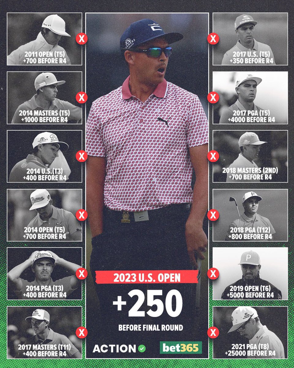 ActionGolfHQ's tweet photo. Rickie Fowler comes up just short once again in a major 😓 https://t.co/rCGtb7fUeI