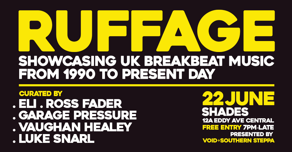 NEW NIGHT! Free! This THU. Expect bass in your face and breakbeats a-clattering.