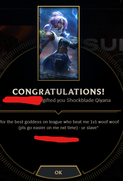 queenkay_lol's tweet photo. LMAO how can someone be so cringe and pathetic in one singular message... either way I won't lie, I enjoyed stepping on you puppy, and I will NOT go easier on you next time ^^
#LeagueOfLegends #findom #findomgoddess #paypiggieswanted #paypig #degradation #degradekink #2dfdmommy https://t.co/oo5fOTpFOp