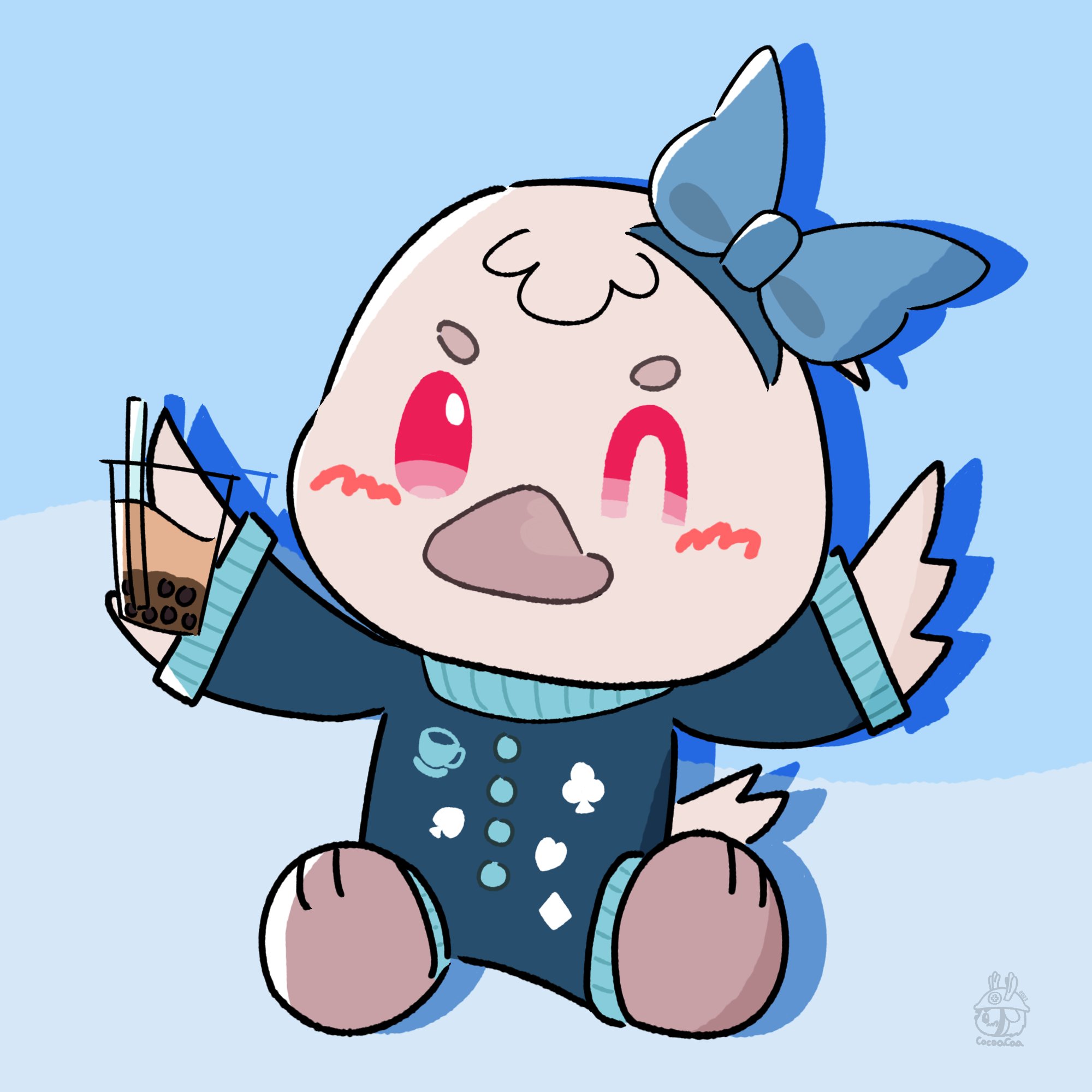 CocoaCaa 可綠 on Twitter: "The boba tea lover @itswvbBB (ゝ∀