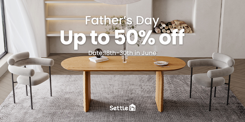 This Father's Day, show your appreciation for the incredible dads in your life by giving them the gift of luxury and comfort. Happy Father's Day! ❤️👨‍👧👨‍👦

#FathersDaySale #SettleinFurniture #LuxuryLiving #HomeDecor #FurnitureSale #GiftsForDad #CreateMemories #HomeSanctuar
