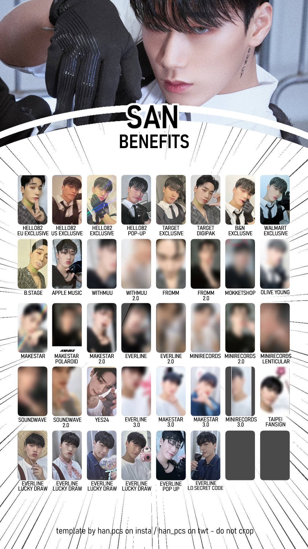 ATEEZ San pre order benefit