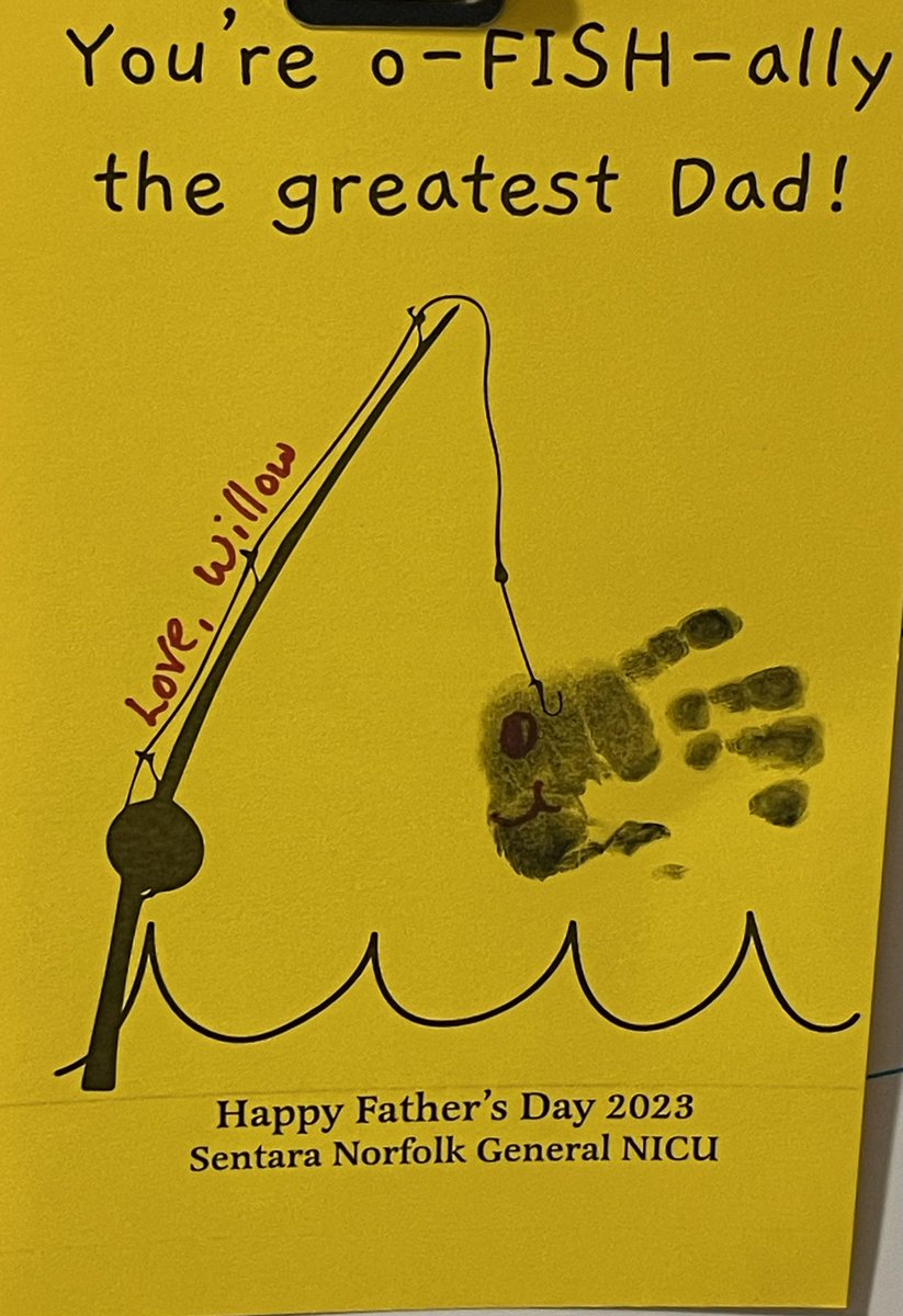RevDJimerson's tweet photo. Shoutout to @sentarahealth Sentara Norfolk General NICU for the Father’s Day card from our Miracle Twins! Thank you for loving and caring for our babies https://t.co/b0jlIKlLg7