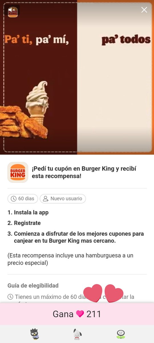 ATINY DESCARGUEN LA APP DE BURGER KING Y LES DAN 211 ❤

Sólo les pide correo

#ATEEZ