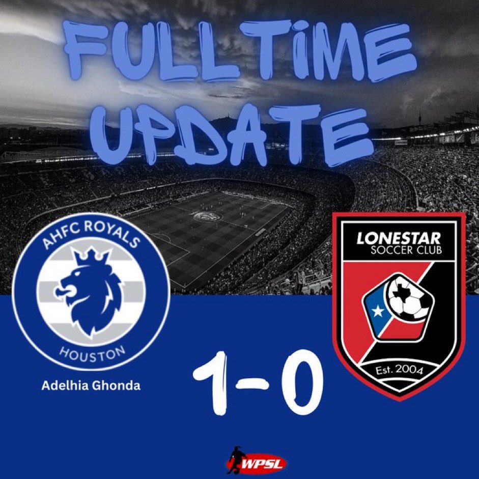 The women complete a great weekend for the Royals with a fantastic 1-0 win in the @WPSL vs Lonestar.  Well done ladies #ahfcpride @ahfcsoccer