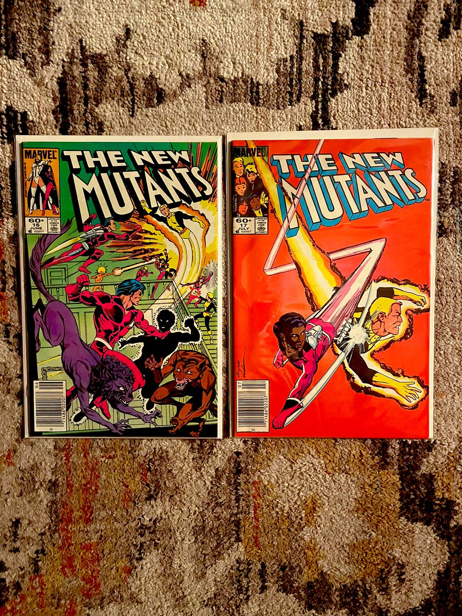 WolfmanRagu's tweet photo. Nice play by the White Queen in these issues. Its Xaviers #TheNewMutants vs Emma’s  #TheHellions . Great Moments between both teams. Great counters between the two teams. Early look at #Thunderbird for me. New Mutants 16-17 https://t.co/WHEcadNFs3