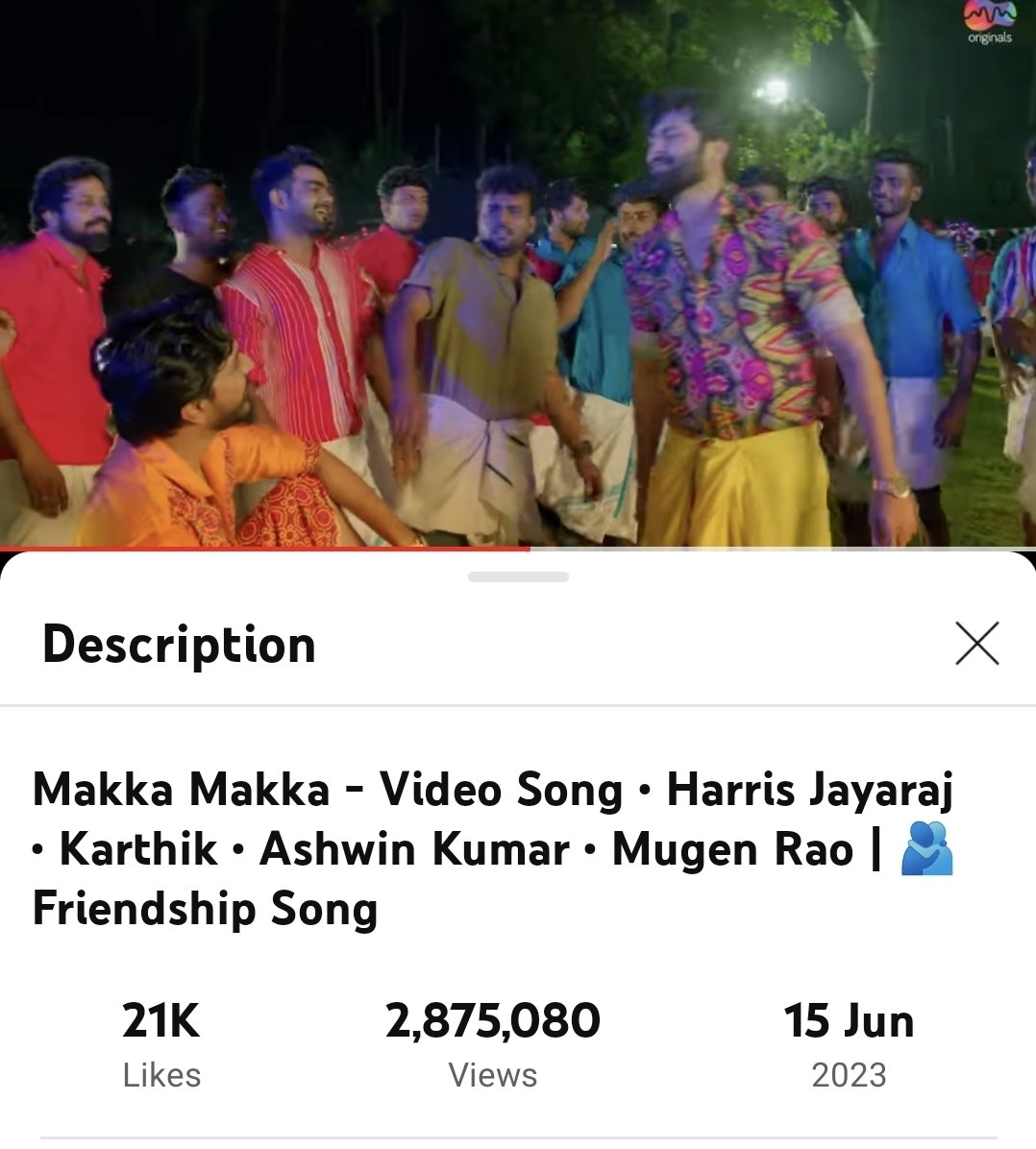 Hey fam, let's stream #MakkaMakka and dance to the music! It's a fun and upbeat friendship song that will get us all moving and grooving. Let's celebrate our friendship and have a great time together!
#Ashwinkumar