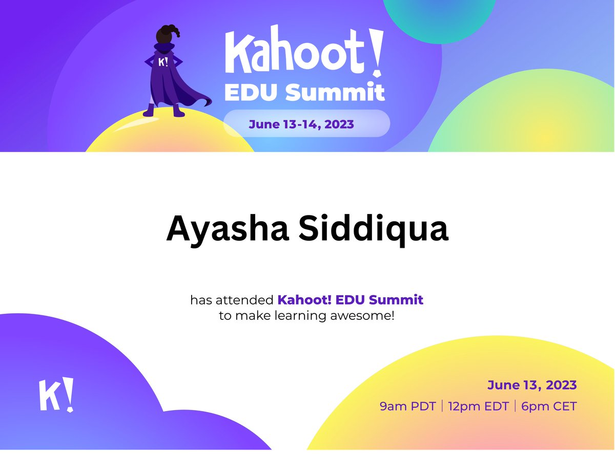 #kahoot