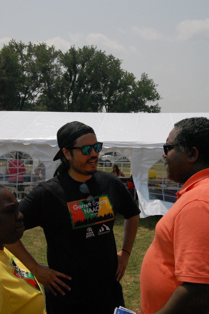 I just love connecting with the people! <a href="/AlcoNaacp/">AlleganyCountyNAACP</a> <a href="/GarrettNAACP/">GarrettNAACP</a> Juneteenth was simply fabulous!