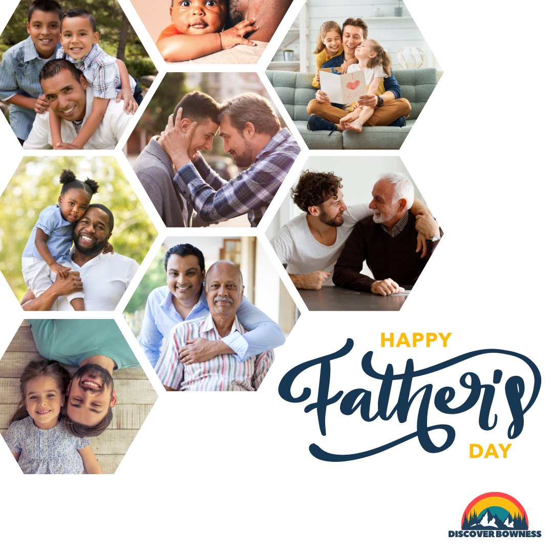 discoverbowness's tweet photo. To all the dads, the not yet dads, the step dads, the adoptive dads, the granddads, and the dads who are no longer with us - but never truly gone, and to all those who lift us up on their shoulders so that we can reach our full potential: thank you.

#HappyFathersDay https://t.co/khsvaMdBJq