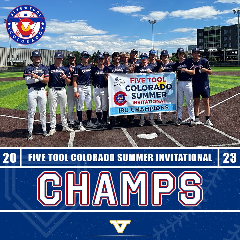 🏆CHAMPIONS🏆

Congrats to <a href="/YardDawgs2024/">MMW Victus Yard Dawgs 24</a> on winning the 18U Championship of the <a href="/FiveTool/">Five Tool Baseball</a> Colorado Summer Invitational!

#WatchEm