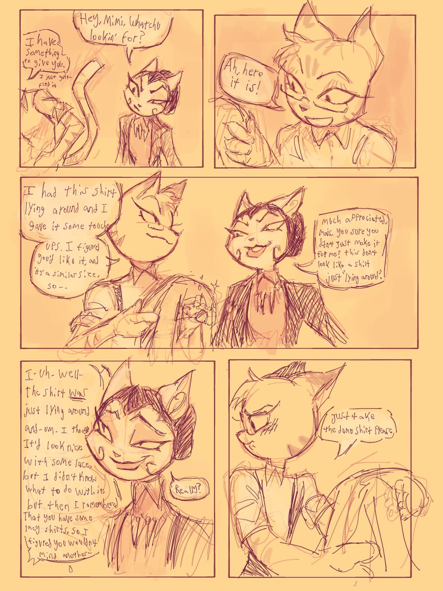 I may be cringe… but am i free? 🥺
Oc x canon shenanigans cough