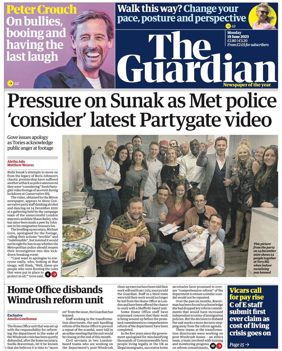 .
The @metpoliceuk must reopen their #Partygate inquiry following the Mirror's scoop.

And all decent, honest MPs must vote for the Privileges Committee Report on the Dishonourable former MP for Uxbridge, Boris Johnson...

#R4Today #BBCBreakfast #GMB #kayburley  #ToriesOut347
.