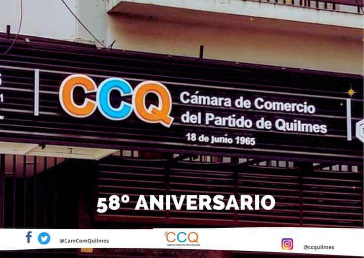 CamComQuilmes's tweet photo. En este importante Día donde nuestra Cámara está cumpliendo sus primeros 58 años de ininterrumpida trayectoria es que aprovecho para saludar y agradecer a TODOS los que de una forma u otra tratan desde la Institución, de hacerle un poco más fácil la vida a todos los COMERCIANTES https://t.co/xrl1ZT37s0