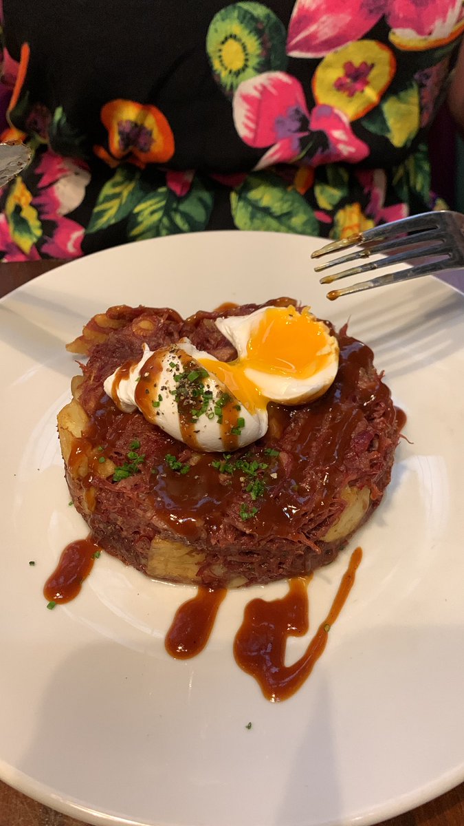 Corned Beef Hash enjoyed at Mr Thomas Chop House yesterday evening 😋