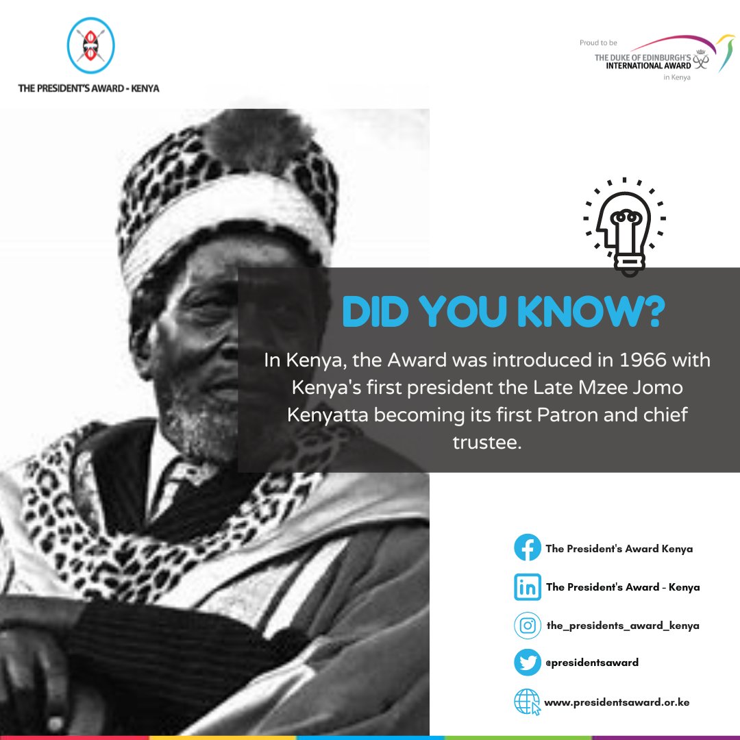 presidentsaward's tweet photo. This historical connection with one of Kenya's visionary leaders reflects the enduring legacy and significance of the Award in empowering youth and fostering positive change.
#Worldready https://t.co/51O5fIkbNa