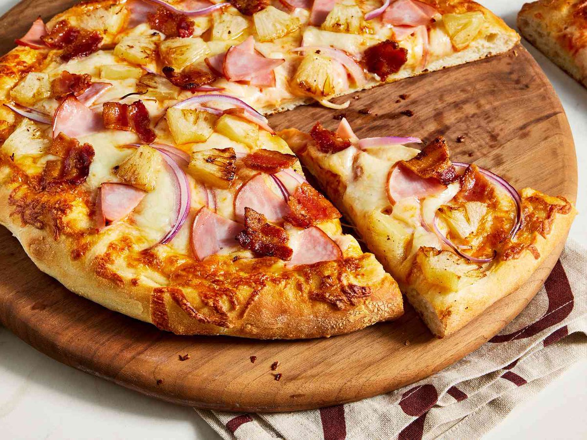 pineapple pizza is top 3 pizzas ngl