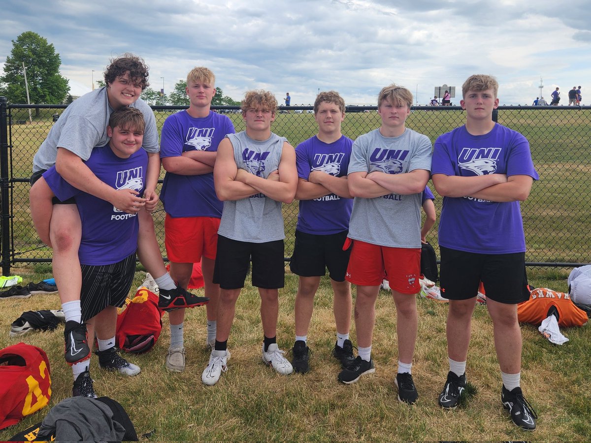 Got to enjoy UNI's camp with some Carlisle teammates! @RollCats