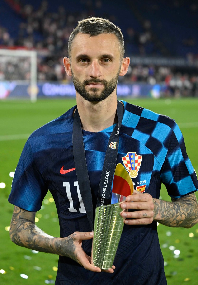 Congratulations to the #NationsLeague final Man of the Match: Marcelo Brozović! 🇭🇷🏆🙌 #UNL #Family #Vatreni❤️‍🔥