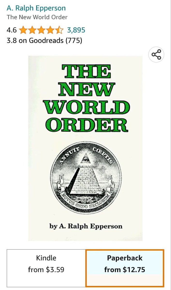 Pense_Gratis's tweet photo. A nova ordem mundial (1979) 
Livro de A. Ralph Epperson https://t.co/tLSycf8KDo