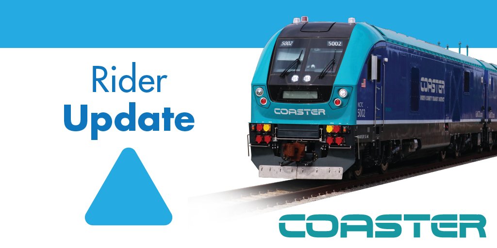 #COASTER699: The Padres train will depart Santa Fe Depot at 5:20PM from track #1 tonight. 
#NCTDAlert