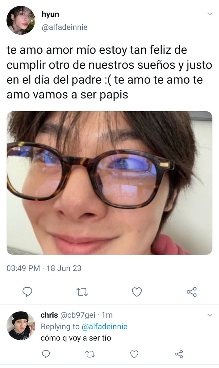 INCATBOY's tweet photo. hyunin three tweets au - father's day https://t.co/tfnfIwkerE