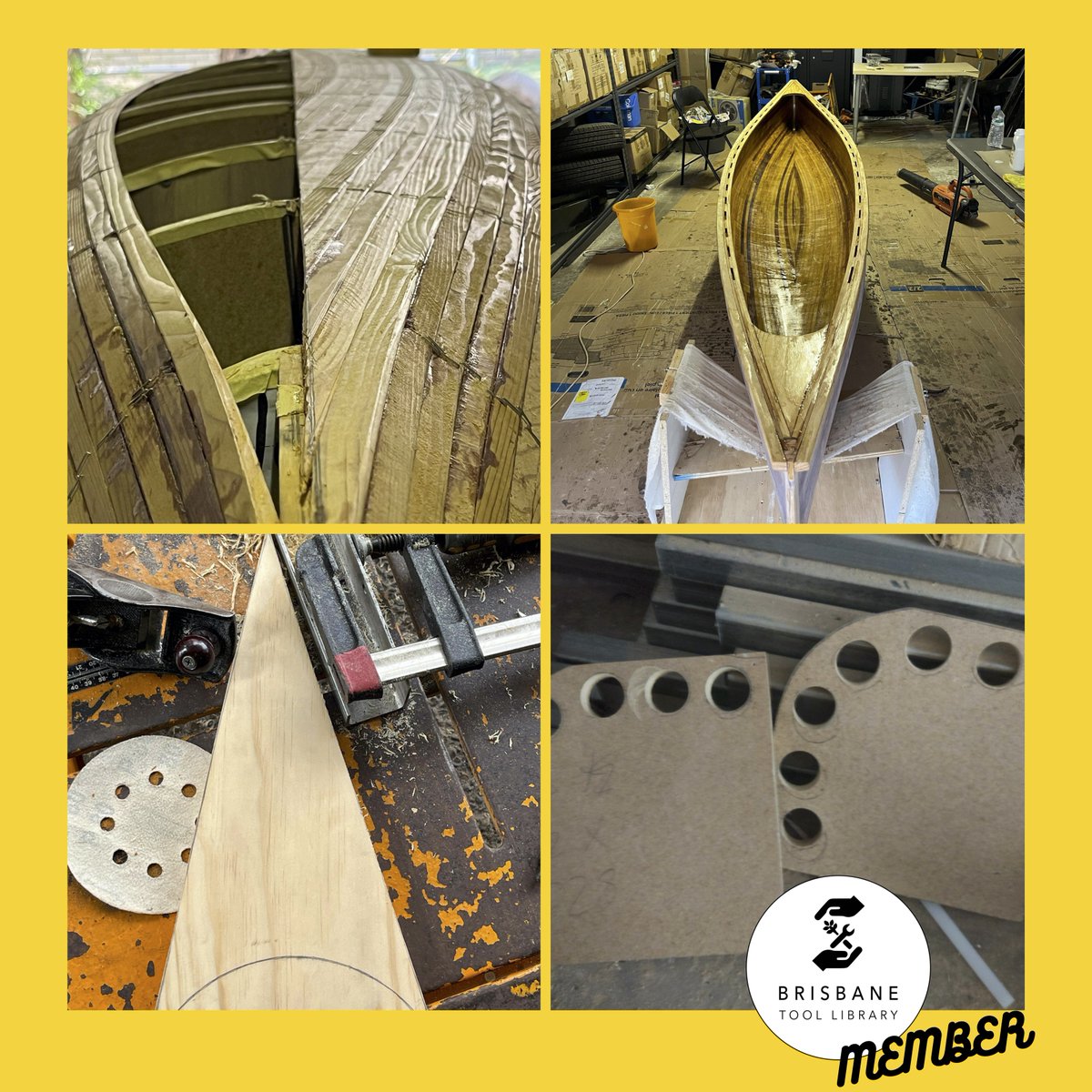 BrizToolLibrary's tweet image. 2 years and 209 loans later - Our member’s Canoe project is complete! When our member (a university student) first joined our tool library he had no prior knowledge of using tools. We are blown away by his persistence and dedication to learning a new craft! #circulareconomy