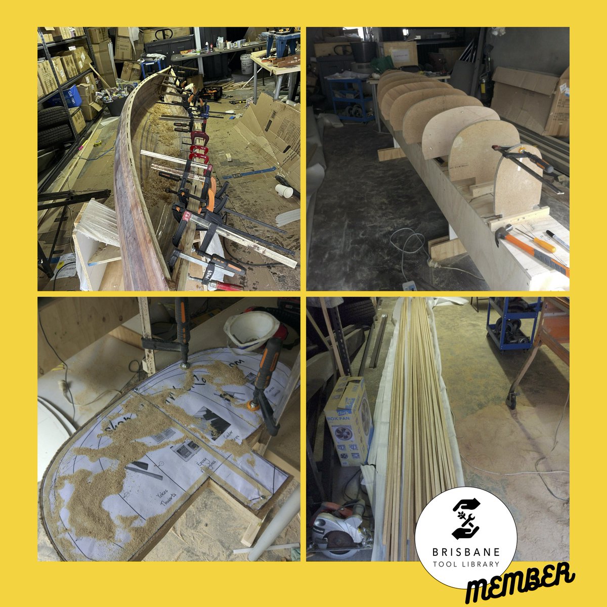 BrizToolLibrary's tweet image. 2 years and 209 loans later - Our member’s Canoe project is complete! When our member (a university student) first joined our tool library he had no prior knowledge of using tools. We are blown away by his persistence and dedication to learning a new craft! #circulareconomy